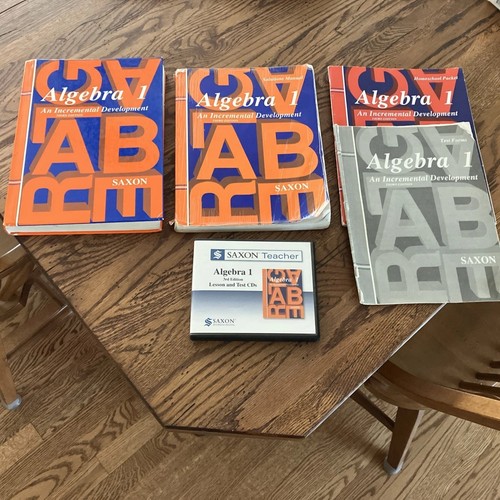 Saxon Algebra 1 3rd Edition Set Textbook Homeschool Packet Test Forms Saxon algebra 1 3rd edition set textbook homeschool packet test forms