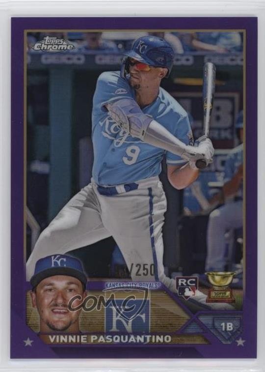2023 Topps Chrome Purple Refractor 193/250 Vinnie Pasquantino #119 16m5