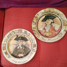 2 Royal Doulton 10.5" Plates The Professional Series The Mayor & The Parson