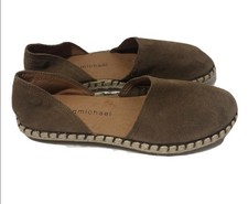 Eric Michael brown slip on espadrilles. Size 40. In good overall condition.