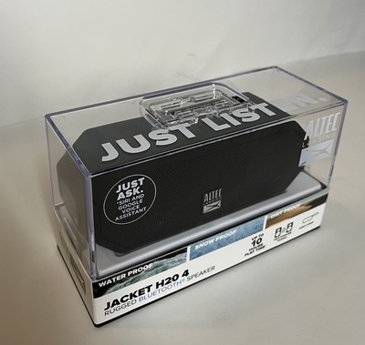 Altec Lansing Portable Rugged Floating Bluetooth Speaker Jacket H20 4 Black