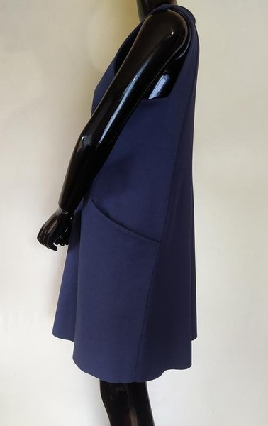 Women COS Skirt Navy Cotton 38 / M / 46