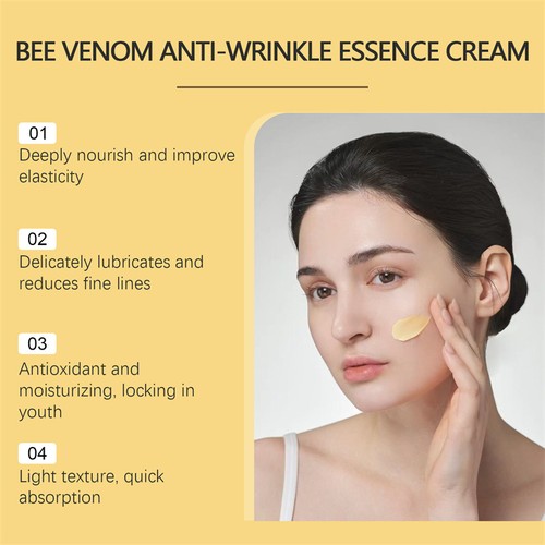 50G Bee Venom Anti-Wrinkle Essence Cream Reduces Fine Lines Improve Elasticity - Picture 5 of 16