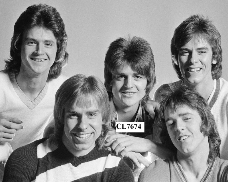 The Bay City Rollers: Les McKeown, Derek Longmuir, Eric Faulkner and Stuart Wood