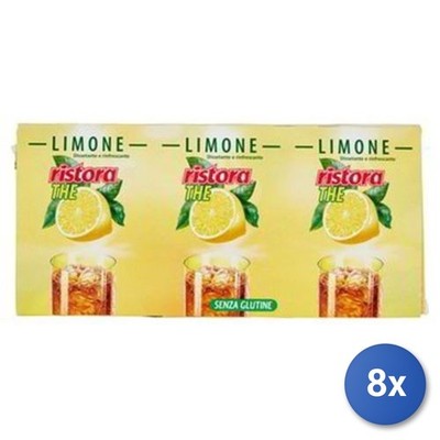 8x Multipack The Ristora Brik 200X3 Limone Transparent Glas 8004990145002