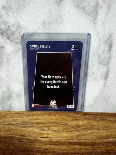 2025 Bo Jackson Battle Arena Alpha Update SSP Play Card #PL-6 Saving Bullets