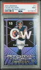 2024 PANINI OBSIDIAN ATOMIC INITIALS PURPLE #11 CALEB WILLIAMS 30/50 PSA 9