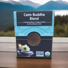 Buddha  Organic  Calm Herbal  Tea  Rest & Relaxation 18ct Pack of 6 Exp 2/28