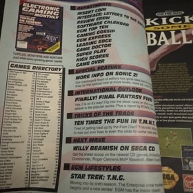 Electronic Gaming Monthly. Vol 5 Issue 10. - Sega CD -  T.M.N.T Sonic 2 SNES