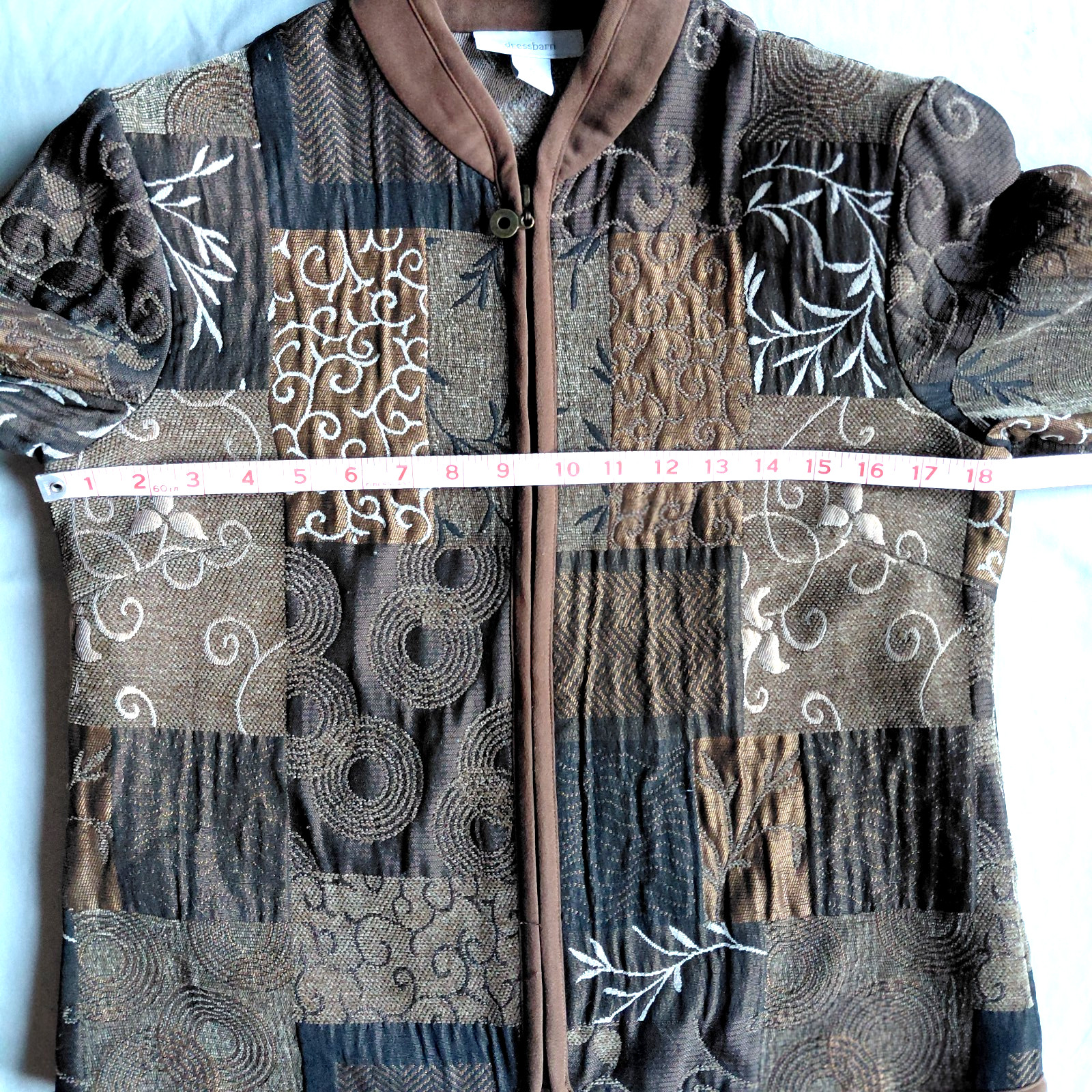Vintage Boho Patchwork Tapestry Jacket S Wearable… - image 7