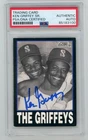 KEN GRIFFEY SR. Signed 1991 Score THE GRIFFEYS Baseball Card #841 PSA Auto