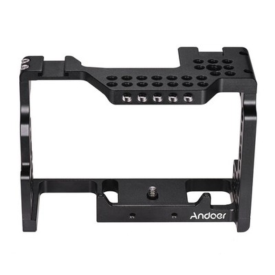 Andoer Camera Cage Video Film Movie Making Stabilizer Aluminum Alloy 1/4 Inch