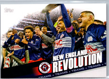 2022 Topps MLS Soccer #117 New England Revolution Team card