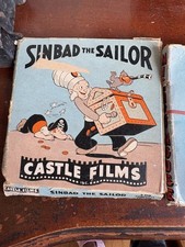 vintage Castle Films 8mm home movie box Sinbad the Sailor.