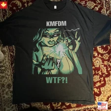 Trending KMFDM Band Music Tour Black T-Shirt Cotton All Size Unisex KMFDM