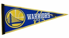 GSA Golden State Warriors 2012 NBA 31” Basketball Pennant Flag Banner - Used