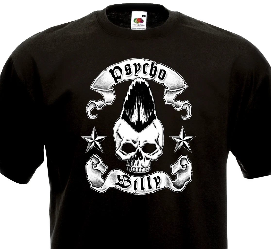 T-shirt PSYCHOBILLY Batmobile Meteors King Kurt Cramps Demented 