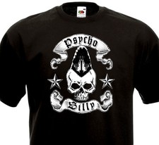 PSYCHOBILLY T-Shirt Batmobile Meteors King Kurt Cramps Demented are Go Klingonz