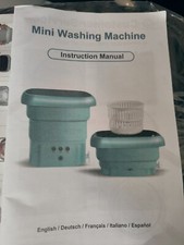Portable Washing Machine Mini Washer Foldable Washer Small Travel