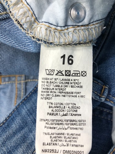 LEVI'S STRAUSS & CO Kid's Girl's 711 Skinny Jeans Size 16 y.o. (W28 L31) - Picture 7 of 10