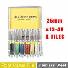 Dental Root Canal File Niti/Stainless Steel Rotary Endo Files Hand/Engine Use