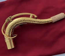 Hand Hammered Tenor saxophone Neck MK VI type SAX GOLD NECKS SIZE 27.50 mm