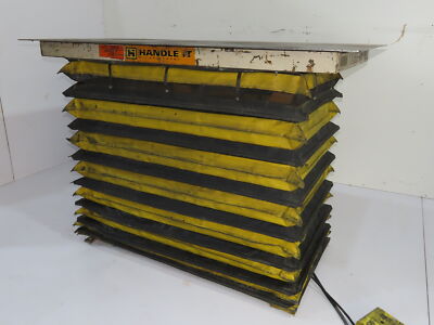 Econo Lift Handle-It 5000LB Cap Scissor Lift Table 36''Travel 36''x66''Top 3PH