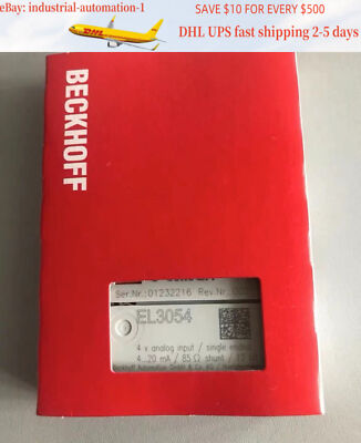 2023 NEW BECKHOFF EL3054 PLC module UPS Shipping