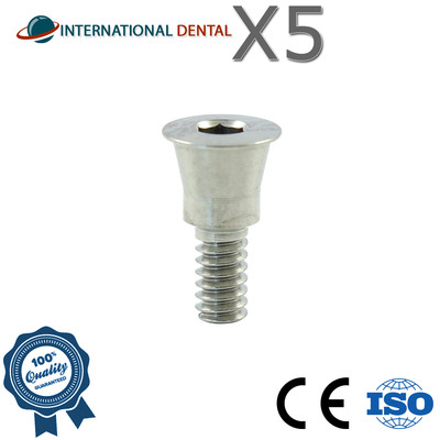5 Cover Screw For Conical Connection 2.25 Hex NP Fixture Titanium Hex System