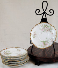 Theodore Haviland Limoges 4 3/4" (7) Saucers Schleiger