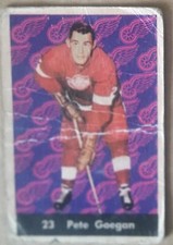 1961-62 Parkhurst Pete Goegan Hockey Card. #23 Detroit Red Wings