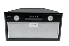 Modulo ventola Gurari 051 52 BL N - 52 cm cappa aspirante da incasso nero