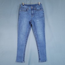 Seven7 Women's Skinny Blue Denim Pants High Rise Size 10