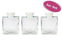 "Kleine Vase \"Binky\", Kleine Glasvase, 3Er Set - Glasflasche, Tischdekoration, ."