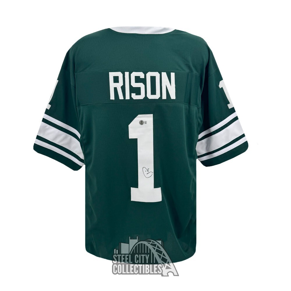 Andre Rison Autographed Signed Michigan State Custom Green Football Jersey - BAS 