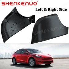 2pcs Left & Right View Mirror Base Black Fit for Tesla Model Y 2020-2023
