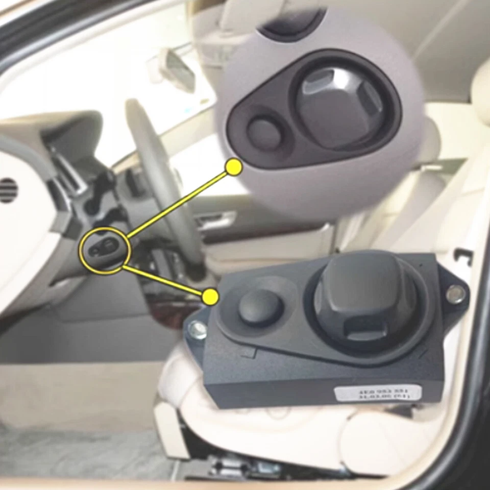 Steering Column Control Switch Unit Regulation for 2003-2010 Audi A8 Quattro S8 Foto 3 de 4