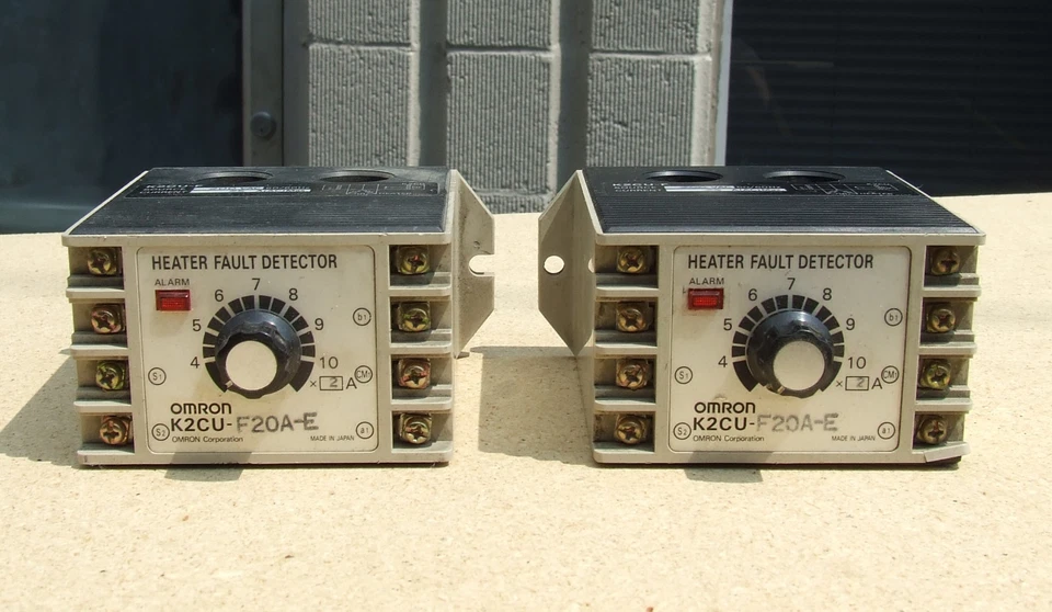 LOT SET of 2 Omron K2CU-F20A-E Heater Fault Detector Units with alarm f - Image 2 of 4