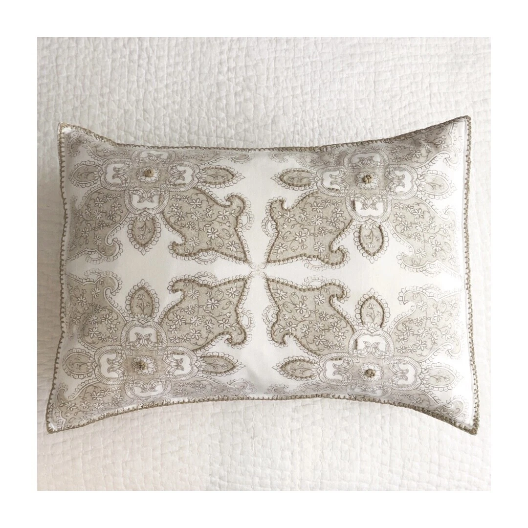 Pottery barn top linen pillow shams