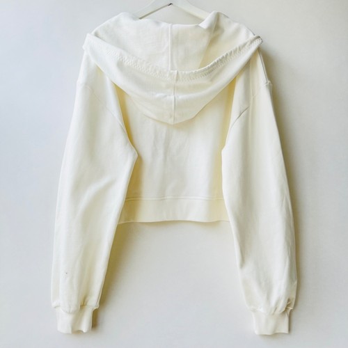 For Loves & Lemons Harper Crop hoodie , White, Size XL N36 - Picture 4 of 12