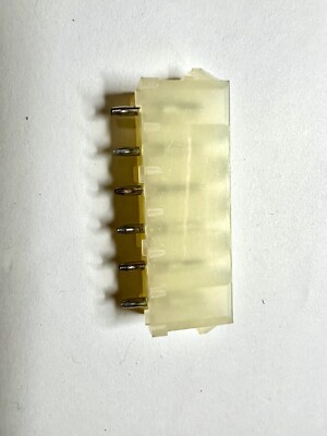 10pcs of641832-1 Connector  Power Header 6 POS  6.35mm  Solder ST  Thru-Hole