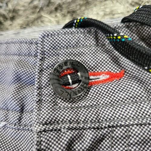 O'Neill Hybrid Board Shorts Mens 40 X 10 Gray Striped Swim Pockets Drawstring - Picture 18 of 23