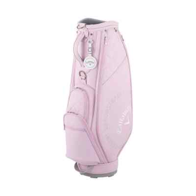 ca46 Callaway Golf bag 白×ピンク Callaway Golf Ladies Caddy Bag CRT UPTOWN 24 JM 8.5 x 46