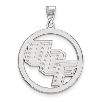 Zentralflorida Ritterschule Buchstaben in Sterlingsilber Kreis Charm Anhänger