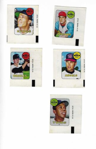 1969 Topps Calcomanías U-Pick Pascual Harrelson Clendenon McCovey Ward Koosman - Imagen 16 de 23