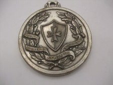 Medal 41600 posrebrzany Malta Amatorski Związek Sportowy 6cm dobry
