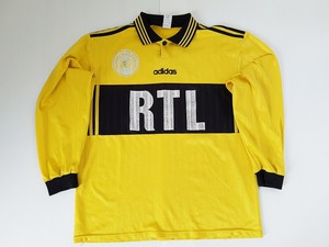 Door Football Jersey Worn Shirt Old Vintage Coupe De France Rtl Adidas No 4 Ebay