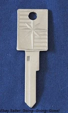 ORIGINAL LINCOLN IGNITION  / DOOR KEY BLANK 1127K H20 1952-1957 VERY RARE! NOS