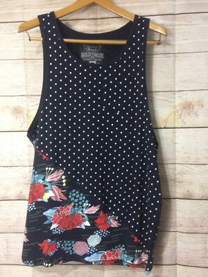 Broken Threads Mens Tropical Sleeveless Muscle Shirt large NEW