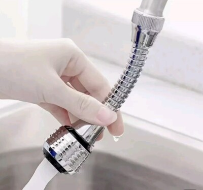 Küchenarmatur Verlängerung 360° Universal Drehbar Wasserhahn Brauseaufsatz zwei Modi